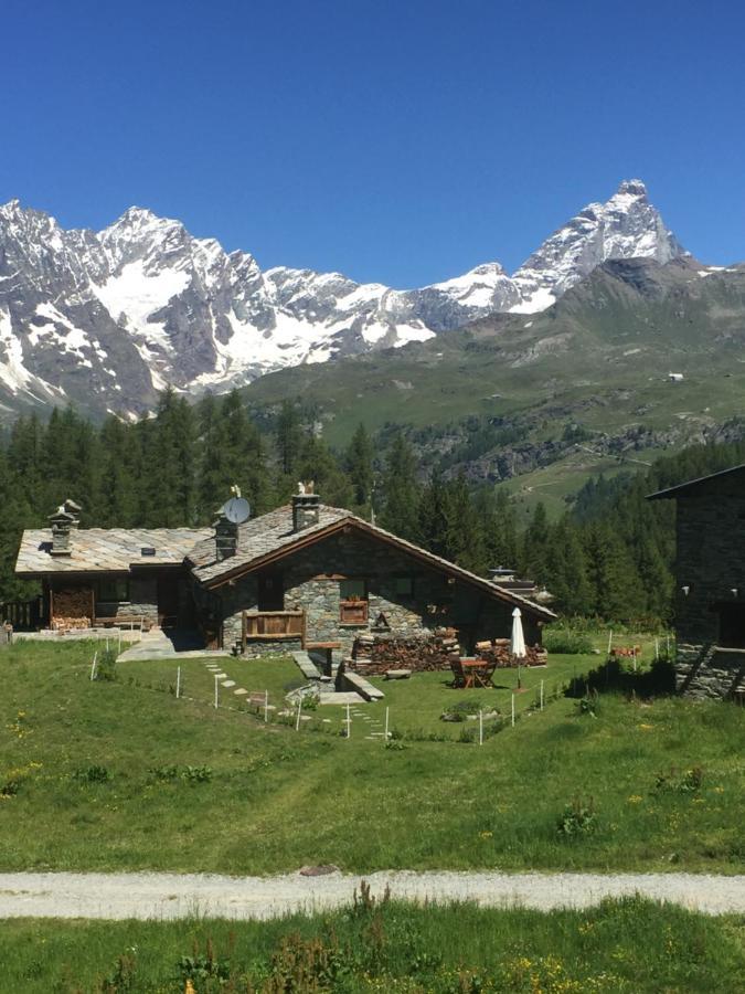 Chalet Gorret Cheneil Valtournenche Exterior foto